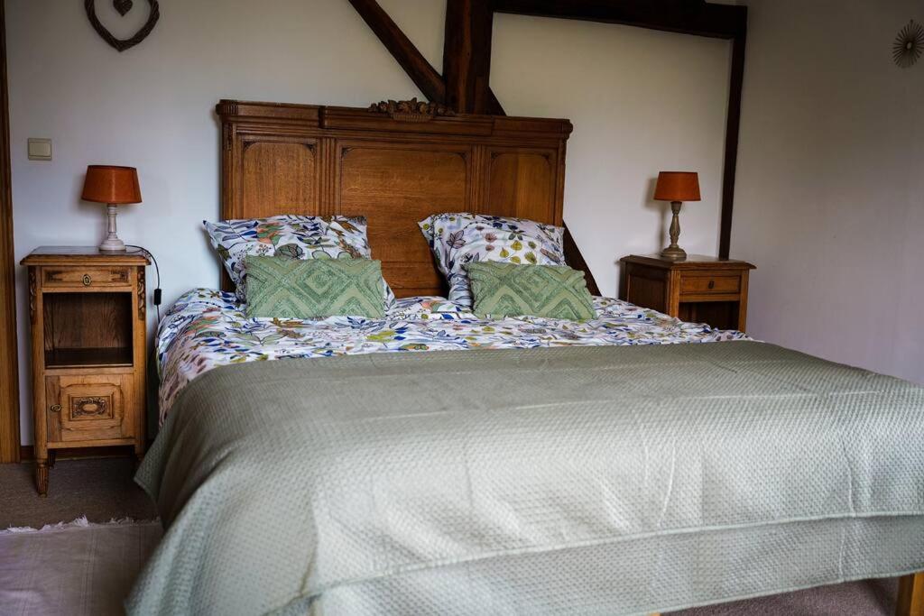Gite La Dame Au Lit Gite A La Ferme Momignies Dış mekan fotoğraf
